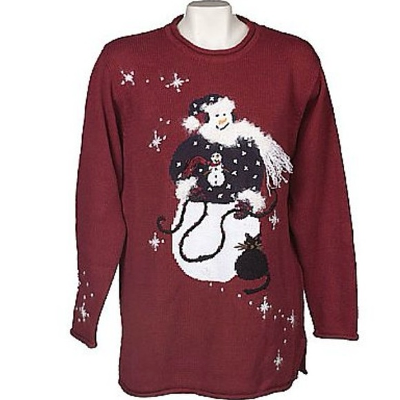 Quacker Factory 1X Vintage Quacker Factory made in Hong Kong Tunic Sweater - Picture 3 of 10